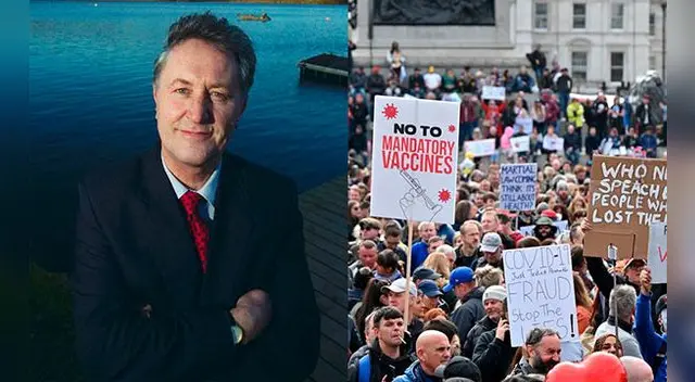 Steel se mostró en contra de la vacuna en Reino Unido. Steel se mostró en contra de la vacuna en Reino Unido.