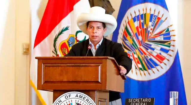 Pedro Castillo, presidente de la República.