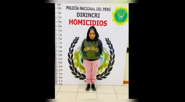Mujer fue llevada a la sede de la Dirincri para las investigaciones.