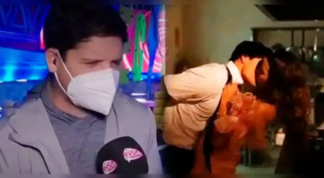 Gian Piero Díaz tuvo divertido comentario sobre el beso de ambos chicos reality.