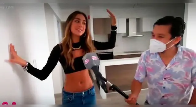 Luana Barrón no dejó nada a la imaginación con su nuevo depa.