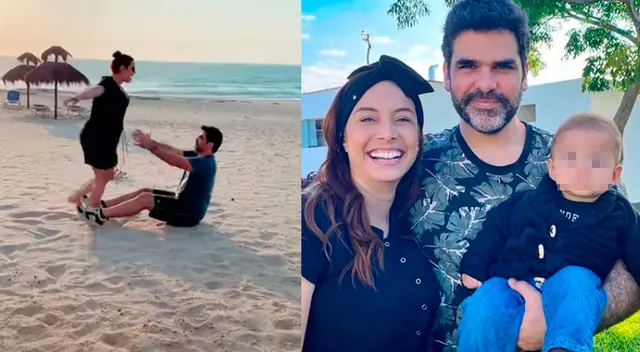 La actriz Natalia Salas se divierte de lo lindo al lado de su pareja, Sergio Coloma.