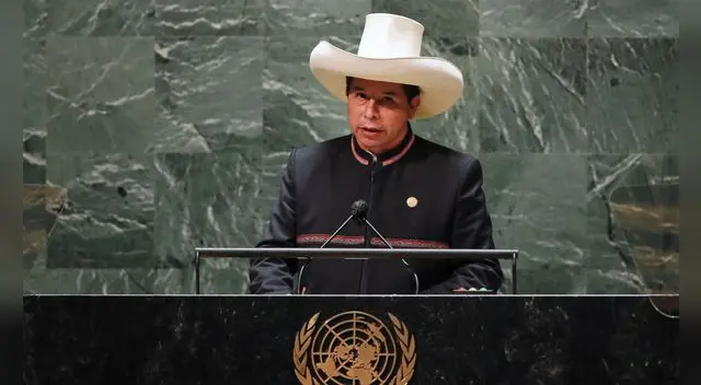 Pedro Castillo ante la ONU: "Condenamos y rechazamos el terrorismo en todas sus formas”