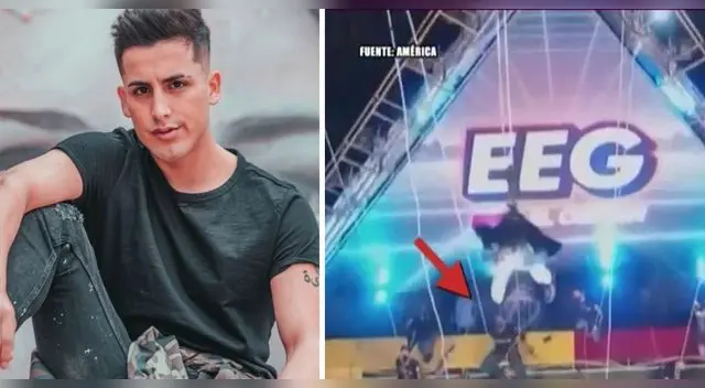 Elías Montalvo cae desde gran altura.