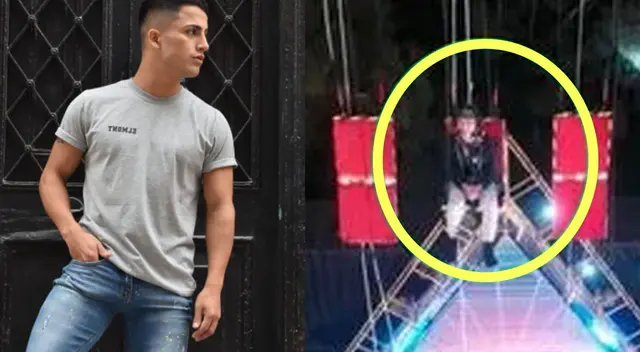 Los elementos que le salvaron la vida a Elías Montalvo en aparatosa caída. Los elementos que le salvaron la vida a Elías Montalvo en aparatosa caída.