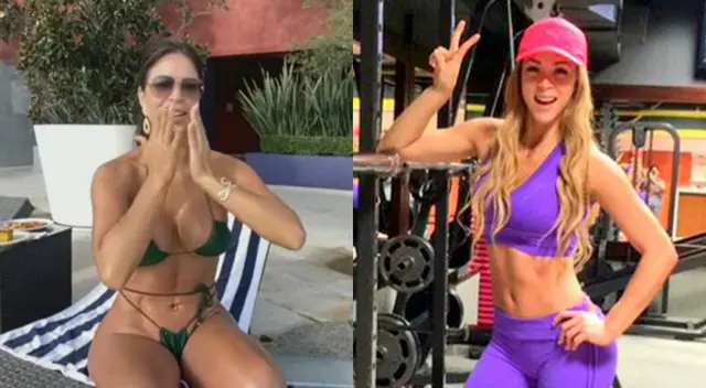 Sheyla Rojas recordó que si bien tiene cirugías, su gran físico se debe al entrenamiento casi diario que sigue. Sheyla Rojas recordó que si bien tiene cirugías, su gran físico se debe al entrenamiento casi diario que sigue.