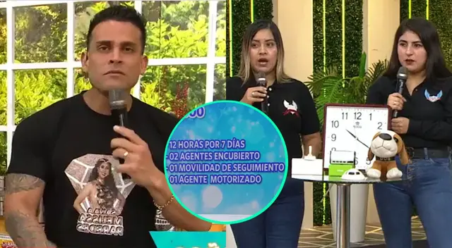 "Esto es cuando el objetivo es un Christian", dijo la experta al referirse al paquete más caro que su grupo ofrece para poder atrapar infraganti a infieles. "Esto es cuando el objetivo es un Christian", dijo la experta al referirse al paquete más caro que su grupo ofrece para poder atrapar infraganti a infieles.