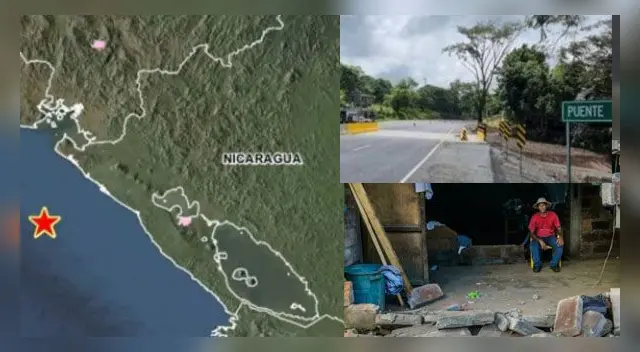 Hubo réplicas tras sismo en Nicaragua.