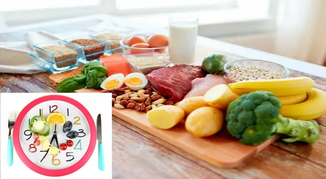 Las porciones y horarios son muy importantes para una buena alimentación.