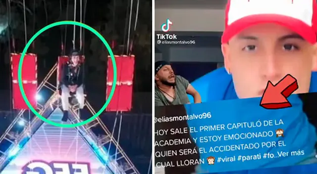 Elías Montalvo compartió Tiktok antes del accidente. Elías Montalvo compartió Tiktok antes del accidente.