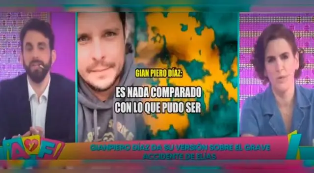 Gian Piero Díaz dio su descargo y versión de los hechos tras grave accidente de Elías Montalvo.