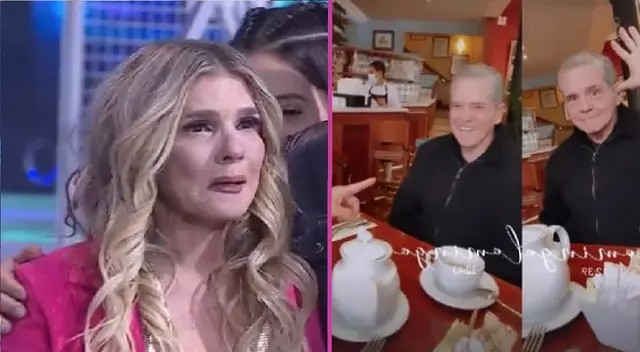 Johanna San Miguel se vio conmovida por la reconciliación de Melissa Loza y Tepha Loza.