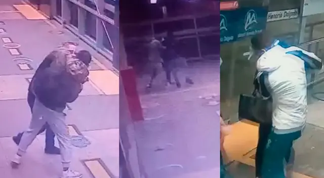 Cámaras de seguridad registraron múltiples robos en el Metropolitano