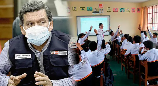 Hernando Cevallos reveló que junto al Minedu están elaborando las medidas que se aplicaran para que los escolares puedan retornar a las aulas.c Hernando Cevallos reveló que junto al Minedu están elaborando las medidas que se aplicaran para que los escolares puedan retornar a las aulas.c
