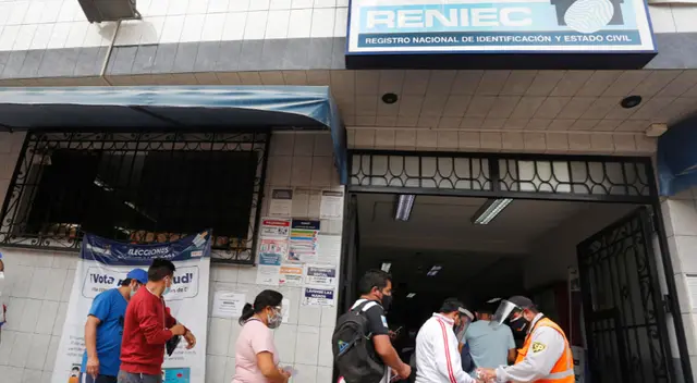 Horarios de atención del Reniec