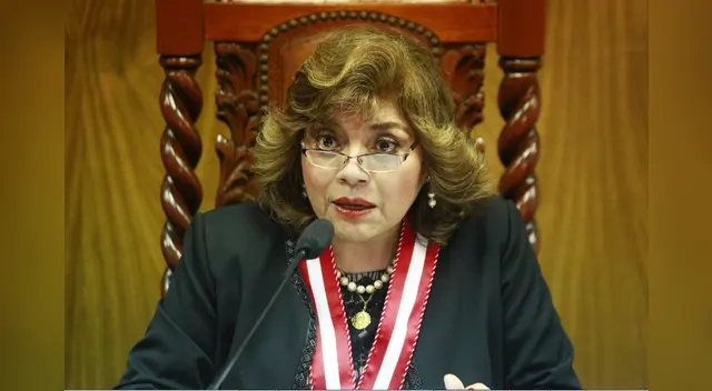 Fiscal de la Nación Zoraida Ávalos.