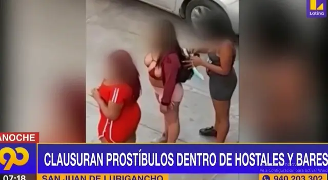 SJL: clausuran prostíbulos dentro de hostales y bares SJL: clausuran prostíbulos dentro de hostales y bares
