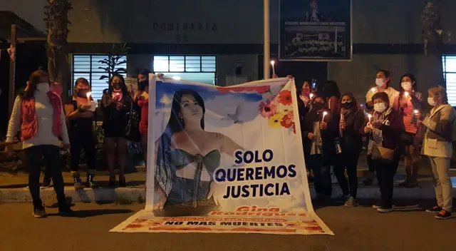 Familiares y amigos de Gina Rodríguez exigen justicia Familiares y amigos de Gina Rodríguez exigen justicia
