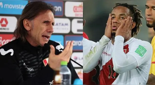Ricardo Gareca aclara situación de André Carrillo. Ricardo Gareca aclara situación de André Carrillo.