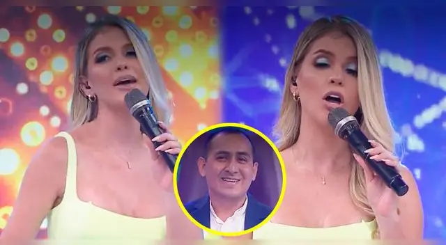 Brunella Horna demostró su talento frente al líder de Corazón Serrano. Brunella Horna demostró su talento frente al líder de Corazón Serrano.