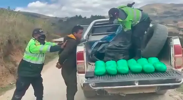 Los sujetos no estaban armados y fueron conducidos a la ciudad de Trujillo.