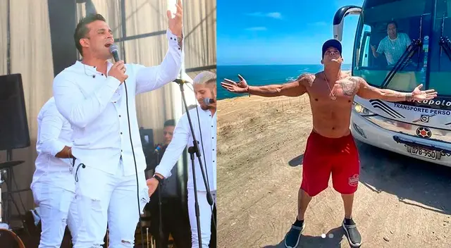 Christian Domínguez volvió a los escenarios con su agrupación Gran Orquesta Internacional.