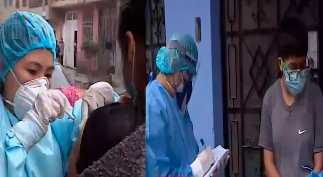 Vacunan casa por casa a mayores de 18 años contra la COVID-19