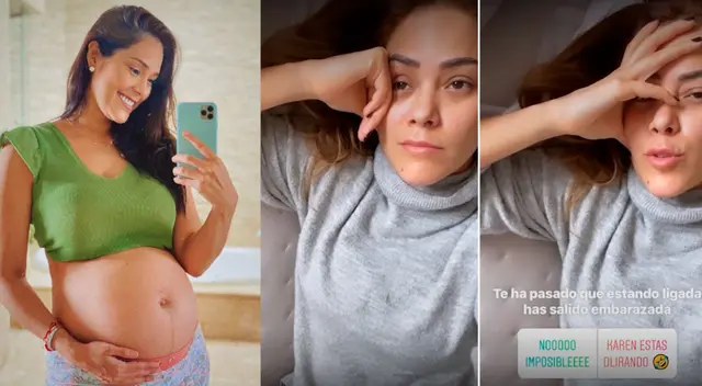 Karen Schwarz podría estar embarazada por tercera vez. Karen Schwarz podría estar embarazada por tercera vez.