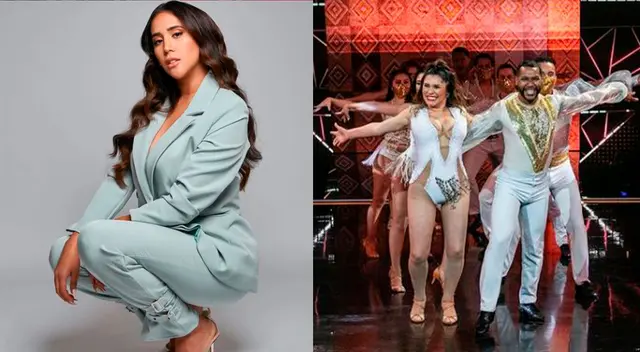 Melissa Paredes molesta con Giselo.