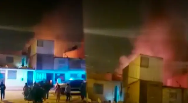 Incendio deja a más de 20 personas damnificadas en Ventanilla Incendio deja a más de 20 personas damnificadas en Ventanilla