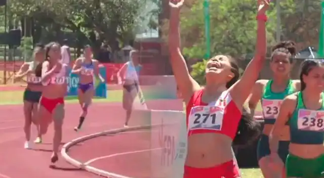 Anita Poma no iba primera antes de los 400 metros finales, pero recordó la sangre peruana que tiene y remontó la carrera. Anita Poma no iba primera antes de los 400 metros finales, pero recordó la sangre peruana que tiene y remontó la carrera.