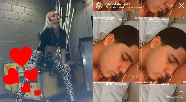 Tras ser vinculada sentimentalmente a El Prefe, Leslie Shaw demostró a sus seguidores en redes sociales que incluso ya duerme a su lado. Tras ser vinculada sentimentalmente a El Prefe, Leslie Shaw demostró a sus seguidores en redes sociales que incluso ya duerme a su lado.