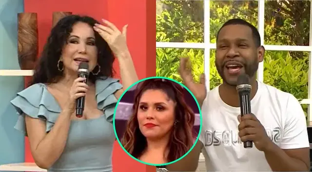 Lady Guillén dejó la pista de Reinas del Show tras ser reforzada por Edson Dávila, y Janet Barboza no pudo evitar meter su cizaña.