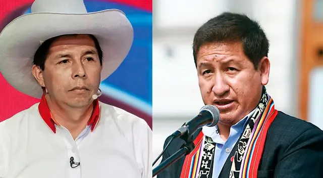 Guido Bellido en contra de Pedro Castillo