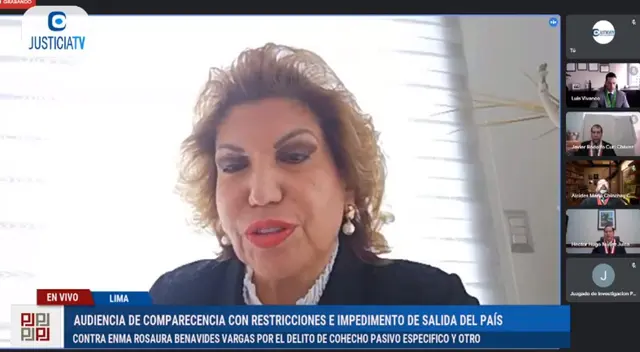 Fiscalía Suprema acusa a jueza Enma Benavides presuntamente de integrar una organización criminal Fiscalía Suprema acusa a jueza Enma Benavides presuntamente de integrar una organización criminal