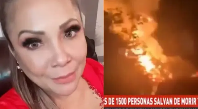 Marisol fue auxiliada por el personal de seguridad.