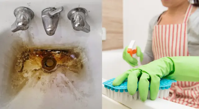 Con ingredientes caseros como el bicarbonato de sodio o el vinagre puedes eliminar la suciedad acumulada en la ducha.