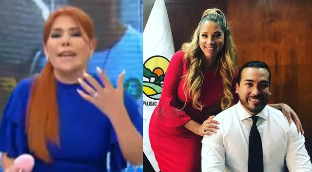 Magaly Medina sorprendida con Sofía Franco.