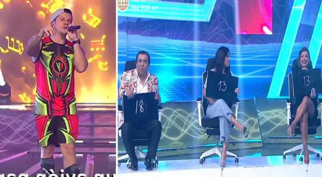 Mario Hart participa en concurso de karaoke y no logra obtener puntos para su equipo. Mario Hart participa en concurso de karaoke y no logra obtener puntos para su equipo.