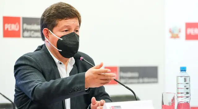 Guido Bellido descartó dejar el cargo como presidente del Consejo de Ministros Guido Bellido descartó dejar el cargo como presidente del Consejo de Ministros