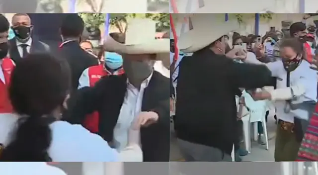 Pedro Castillo fue captado bailando durante evento protocolar en Huaycán. Pedro Castillo fue captado bailando durante evento protocolar en Huaycán.