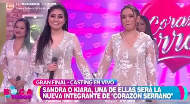 Hoy se definió cuál de las participantes entró finalmente como integrante de Corazón Serrano.