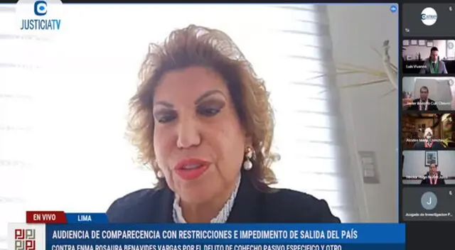 Dictan impedimento de salida del país para la jueza Enmma Benavides