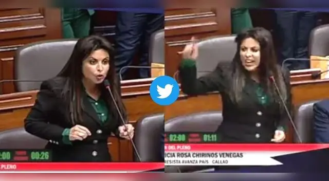 ¿Cómo? Hubo otros usuarios que felicitaron y, hasta aplaudieron la intervención de Patricia Chirinos en el Parlamento.