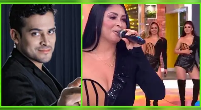 Christian Dominguez feliz de que Pamela Franco haya regresado al ambiente artístico.