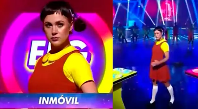 Ducelia Echevarría se convierte en muñeca de serie El juego del calamar. Ducelia Echevarría se convierte en muñeca de serie El juego del calamar.