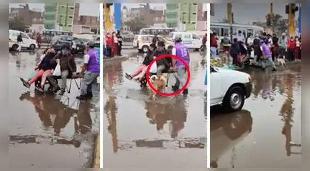 La escena ha causado furor en las redes sociales.