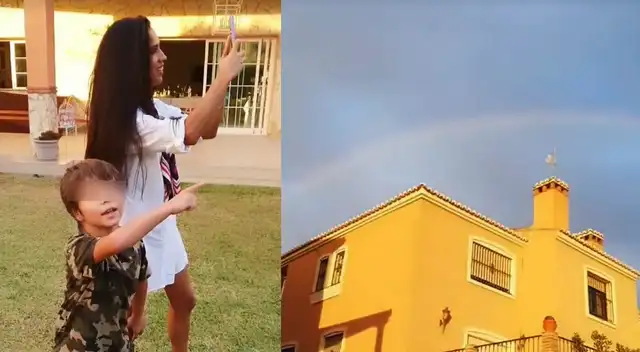 Antonio Pavón comparte emocionante momento con su novia e hijo.