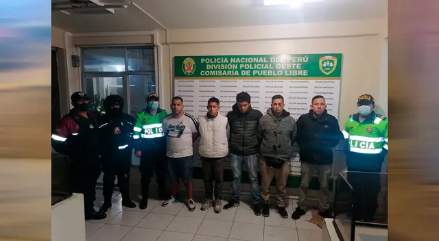 Captura de sujetos que formarían un pandilla. Captura de sujetos que formarían un pandilla.