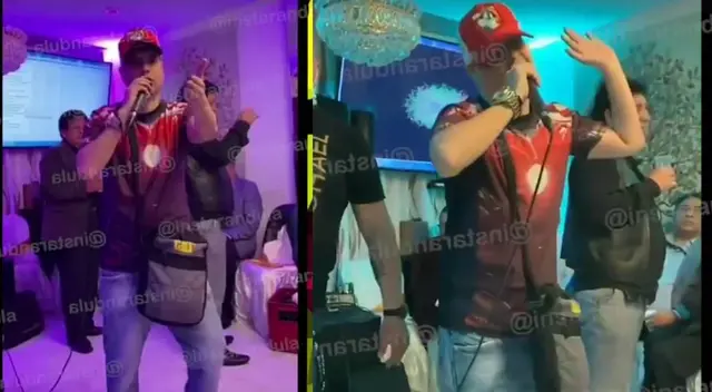 Andy V se recursea animando y cantando en eventos. Andy V se recursea animando y cantando en eventos.